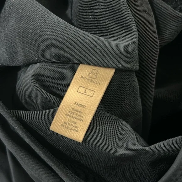 SHAPELLX Women’s Tummy Control Swimsuit V Neck Ruched Push Up Built-in Bra - Picture 10 of 10